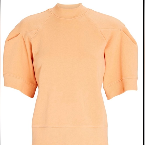 AGOLDE The Round Shoulder Sweatshirt, Sherbert - Medium, NWOT - Picture 1 of 7